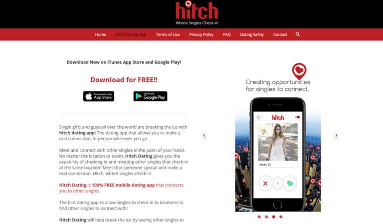 Romantiek online vinden &#8211; Hitch Review