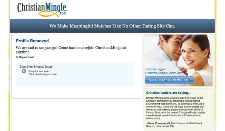 Examen de ChristianMingle : Renseignez-vous avant de vous inscrire !